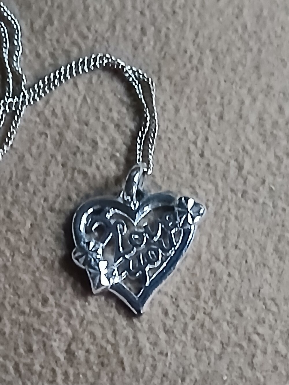 925 I Love You Necklace